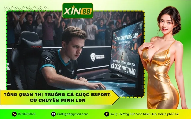 Tổng Quan Thị Trường Cá Cược Esport Cú Chuyển Mình Lớn